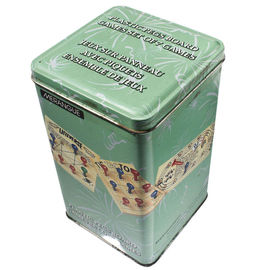 China Metal las latas vacías del regalo de la hojalata para el té/las especias/galleta, la altura puede ser ajustado proveedor