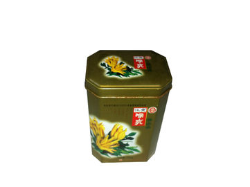 China Envases pintados Irregular de la lata del té para la sequedad del caramelo/de la medicina/de la menta proveedor