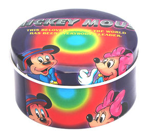 China Caja vacía de la lata del regalo de Mickey Mouse, lata de Disney para el regalo que empaqueta con la tapa proveedor