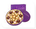 Caja de la lata del chocolate de Ferrero Rocher con aduana plástica del parte movible impresa proveedor