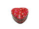 Envases en forma de corazón de la hojalata de la caja de la lata del chocolate para el acondicionamiento de los alimentos proveedor