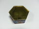 Caja hexagonal de la lata del chocolate de la hojalata, caja de la lata del metal, lata, mirada GR8 proveedor