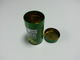 Envase redondo verde de la lata del metal de la hojalata para el acondicionamiento de los alimentos proveedor