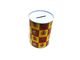 Lata redonda guarra de los envases de la caja de moneda de la lata del metal para el ahorro de la moneda, almacenamiento del dinero proveedor