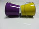 Cubo cilíndrico de la lata del metal, pequeño cubo amarillo redondo del agua del metal proveedor