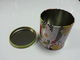 Los envases coloridos de la lata del té de la historieta cilíndricos con el alimento de la cubierta pueden proveedor