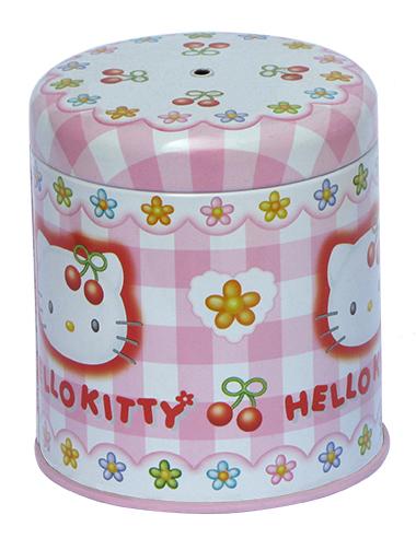 Envase de la lata del caramelo del Hello Kitty, lata dulce/caja del metal con la impresión de CYMK, caja metálica