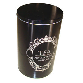 China Botes de encargo con el color negro para Chai que empaqueta, diversos diseños del té de la lata proveedor