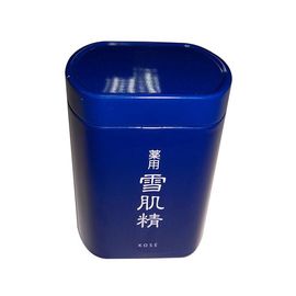 China Botes impresos color azul del azúcar del café del té con la tapa interna en la caja de almacenamiento superior proveedor