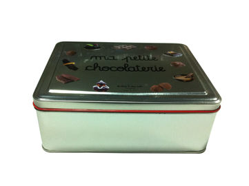 China El cuerpo llano y 4 colores imprimieron la caja de la lata del chocolate, envase de empaquetado del metal dulce proveedor