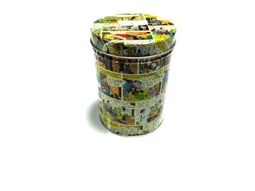 China Latas promocionales impresas de la placa de lata para el almacenamiento del café/de la comida/del caramelo/de la fruta proveedor