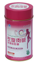 China Envases redondos/cilíndricos de la lata de la categoría alimenticia para el almacenamiento del chocolate/del tabaco proveedor