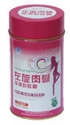 China Envases redondos/cilíndricos de la lata de la categoría alimenticia para el almacenamiento del chocolate/del tabaco compañía