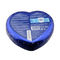El metal en forma de corazón de la caja de la lata del chocolate de Baci puede con color azul bajo proveedor