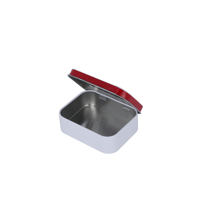 El metal rectangular estaña en venta la lata de encargo del almacenamiento con el caramelo al por mayor Tin Containers de la tapa proveedor