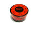 China Envases coloreados rojo de la lata de la categoría alimenticia/poder cilíndrica de la hojalata exportador