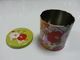 Los envases coloridos de la lata del té de la historieta cilíndricos con el alimento de la cubierta pueden proveedor