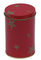 Botes del té de la lata del color rojo, caja redonda de la lata del té con Dia72 x 112hmm proveedor