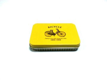 China Mini latas del metal amarillo para el teléfono móvil/la batería/el mini regalo distribuidor